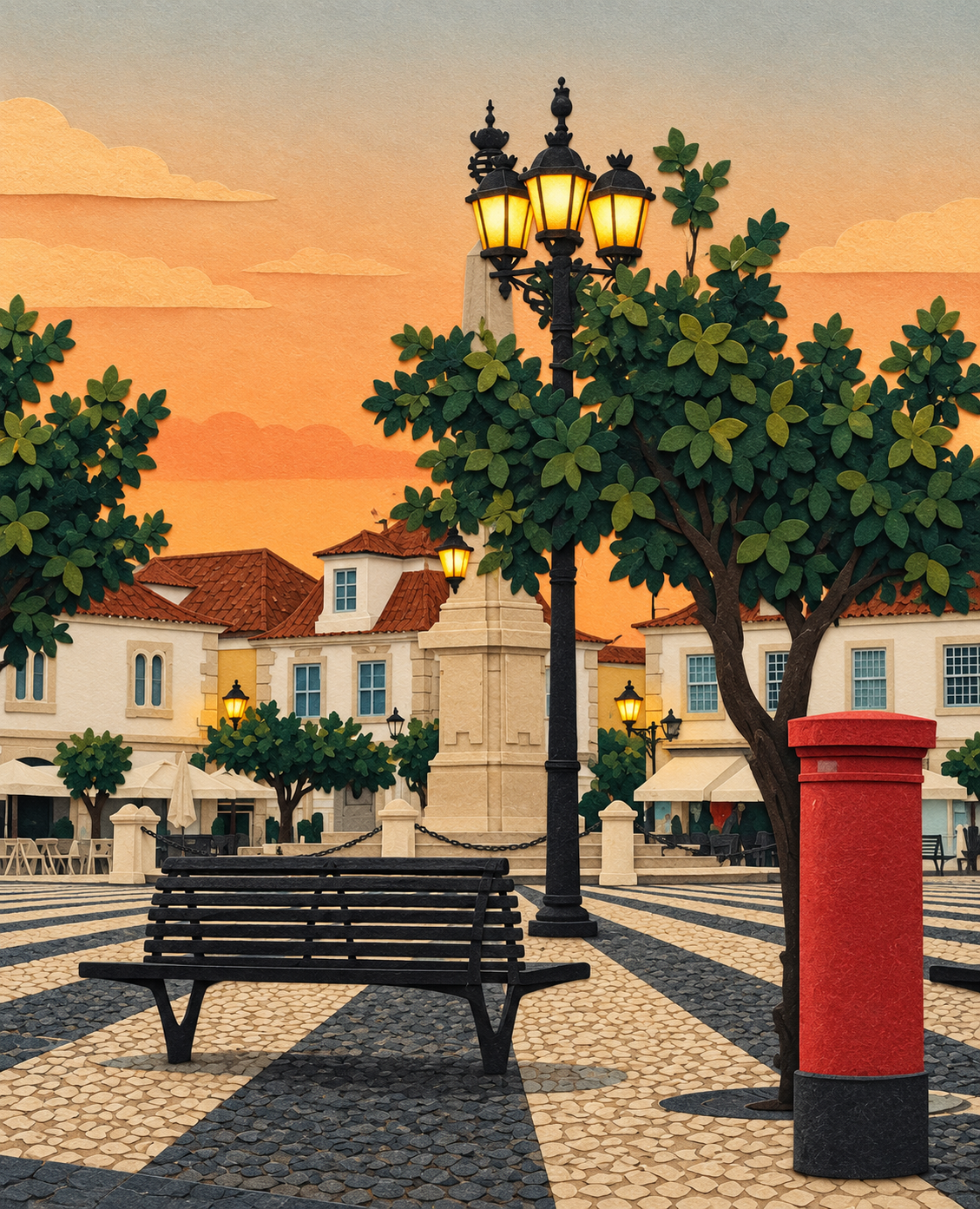 Ilustração da proposta Rotas do Património