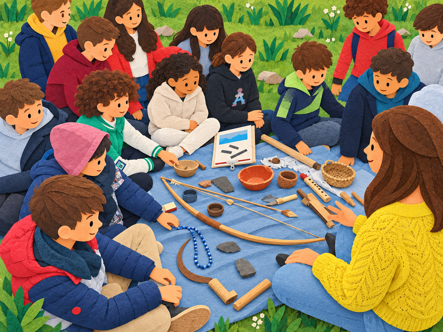 Ilustração da proposta Desenterrar o passado